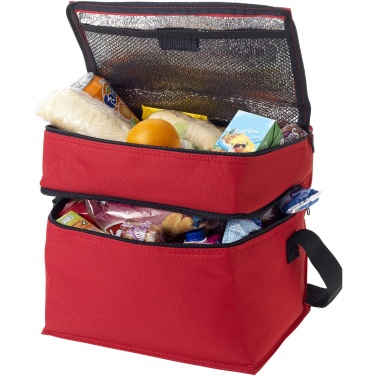 Logotrade promotional products photo of: Oslo 2-zippered compartments cooler bag 13L