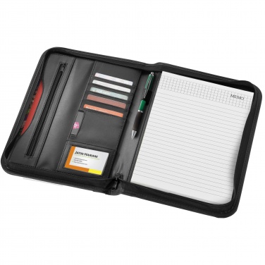 Logotrade promotional item picture of: Ebony A4 zippered portfolio