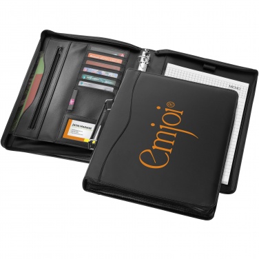 Logo trade advertising products image of: Ebony A4 briefcase portfolio