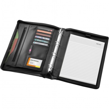 Logo trade corporate gifts image of: Ebony A4 briefcase portfolio