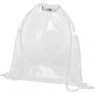 Logo trade promotional product photo of: Lancaster transparent drawstring bag 5L