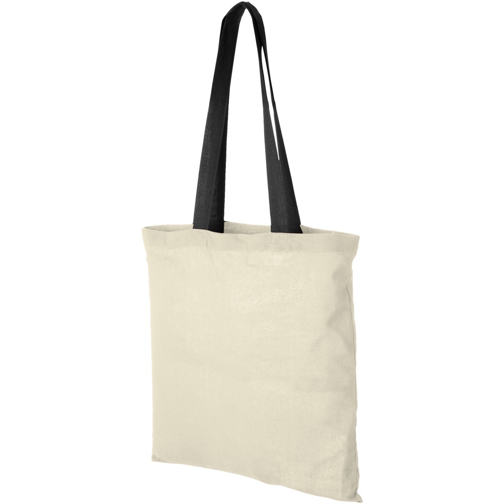 Logotrade promotional giveaway image of: Nevada 100 g/m² cotton tote bag coloured handles 7L