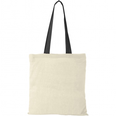 Logotrade promotional merchandise image of: Nevada 100 g/m² cotton tote bag coloured handles 7L