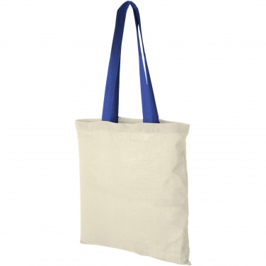 Logotrade advertising products photo of: Nevada 100 g/m² cotton tote bag coloured handles 7L