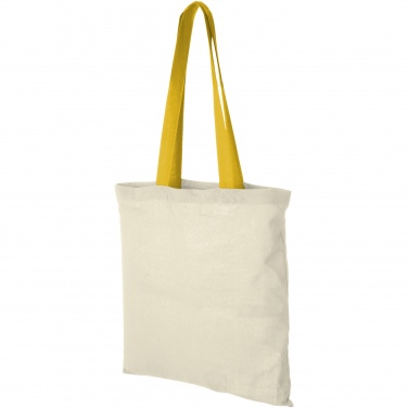 Logotrade corporate gifts photo of: Nevada 100 g/m² cotton tote bag coloured handles 7L