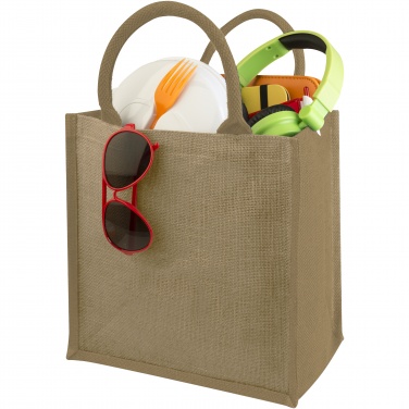 Logo trade promotional merchandise image of: Chennai jute tote bag 16L