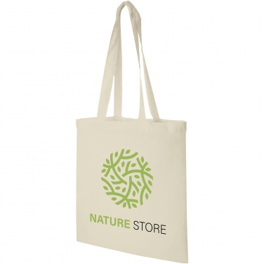 Logo trade promotional giveaways image of: Madras 140 g/m² cotton tote bag 7L