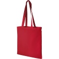 Madras 140 g/m² cotton tote bag 7L, Red