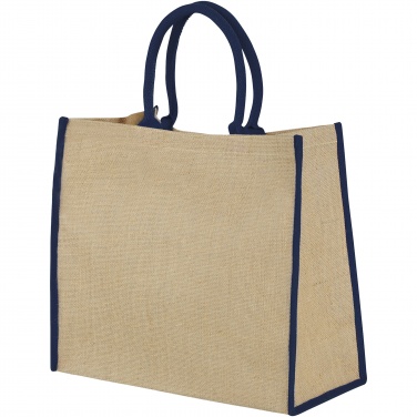 Logotrade promotional product image of: Harry coloured edge jute tote bag 25L