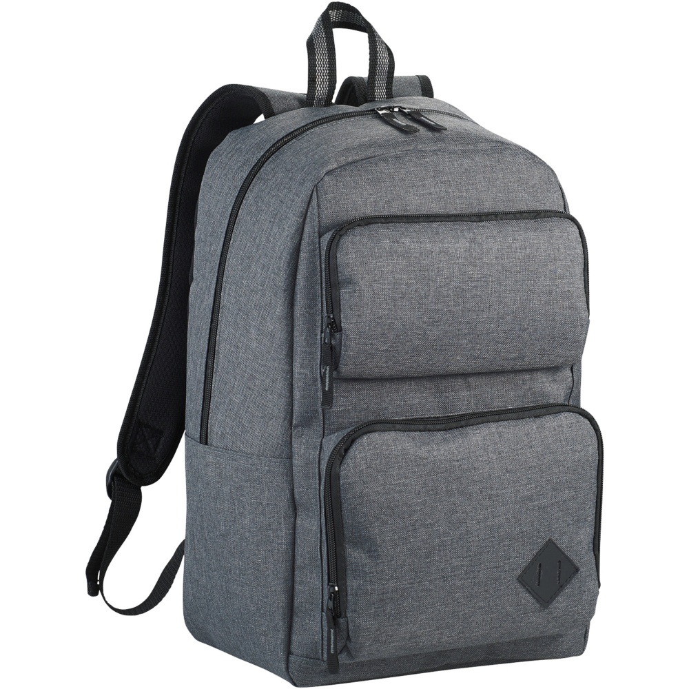 Logo trade promotional merchandise picture of: Graphite Deluxe 15" laptop backpack 20L