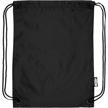 Logo trade corporate gifts image of: Oriole RPET drawstring bag 5L