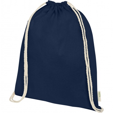 Logo trade advertising products picture of: Orissa 100 g/m² organic cotton drawstring bag 5L