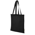 Orissa 100 g/m² organic cotton tote bag 7L, Solid black