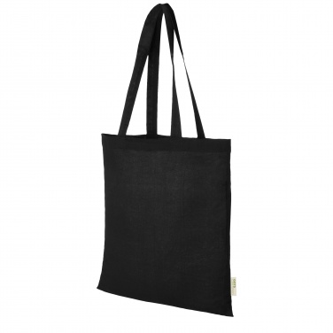 Logo trade promotional giveaways image of: Orissa 100 g/m² organic cotton tote bag 7L