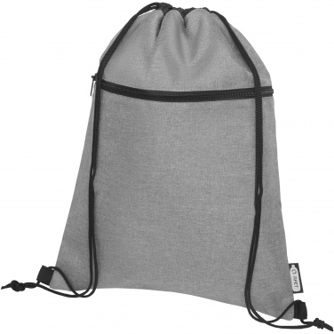 Logo trade promotional gifts picture of: Ross RPET drawstring bag 5L