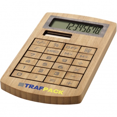 Logotrade promotional gifts photo of: Eugene calculator made of bamboo