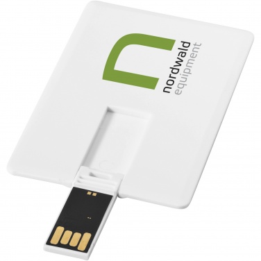 Logotrade promotional item image of: Slim card-shaped 2GB USB flash drive