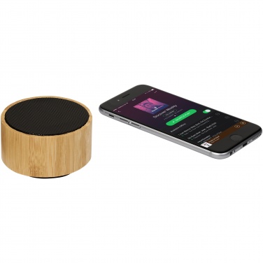 Logo trade promotional item photo of: Cosmos bamboo Bluetooth® speaker