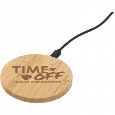 Logotrade advertising product picture of: Essence 5W bamboo wireless charging pad