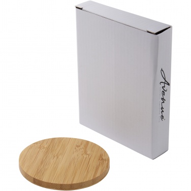 Logo trade promotional item photo of: Essence 5W bamboo wireless charging pad