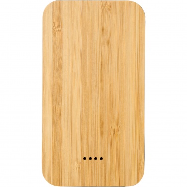 Logotrade promotional merchandise picture of: Future 6000 mAh bamboo/fabric wireless power bank