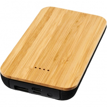 Logotrade promotional merchandise picture of: Future 6000 mAh bamboo/fabric wireless power bank