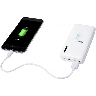 Logo trade promotional gifts image of: Compress 10.000 mAh high density power bank