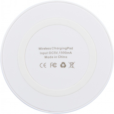 Logo trade promotional merchandise picture of: Freal 5W wireless charging pad