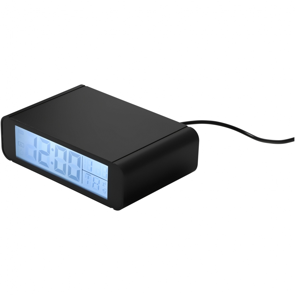 Logotrade promotional product image of: Seconds 5W wireless charging clock