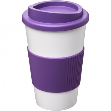 Logo trade promotional item photo of: Americano® 350 ml insulated tumbler with grip