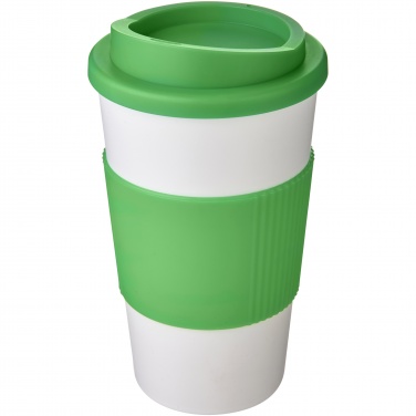 Logo trade promotional merchandise image of: Americano® 350 ml insulated tumbler with grip