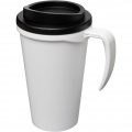 Americano® Grande 350 ml insulated mug, White / Solid black