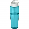 H2O Active® Tempo 700 ml spout lid sport bottle, Aqua blue / White