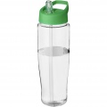 H2O Active® Tempo 700 ml spout lid sport bottle, Transparent / Green