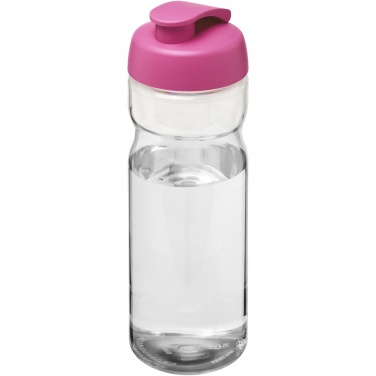 Logo trade corporate gifts picture of: H2O Active® Base 650 ml flip lid sport bottle