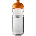 H2O Active® Base 650 ml dome lid sport bottle, Transparent / Orange