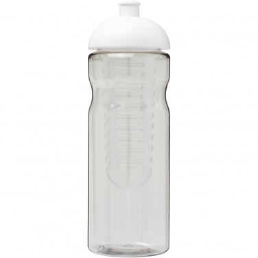 Logo trade promotional gifts image of: H2O Active® Base 650 ml dome lid sport bottle & infuser