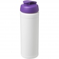 Baseline® Plus 750 ml flip lid sport bottle, White / Purple