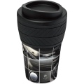 Brite-Americano® tyre 350 ml insulated tumbler, Solid black