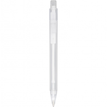 Logo trade promotional merchandise picture of: Calypso frosted ballpoint pen