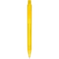 Calypso frosted ballpoint pen, Frosted yellow