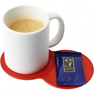 Logotrade corporate gift image of: Sidekick plastic coaster