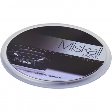 Logo trade advertising products picture of: Ellison round plastic coaster with paper insert