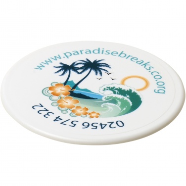 Logo trade advertising product photo of: Renzo round plastic coaster