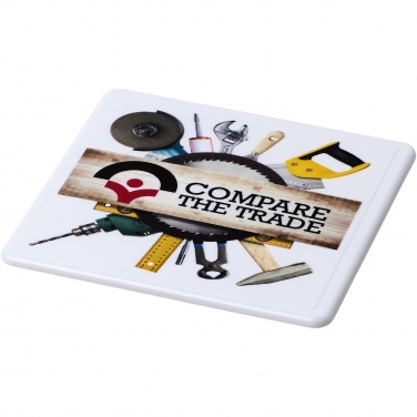 Logotrade corporate gift image of: Renzo square plastic coaster