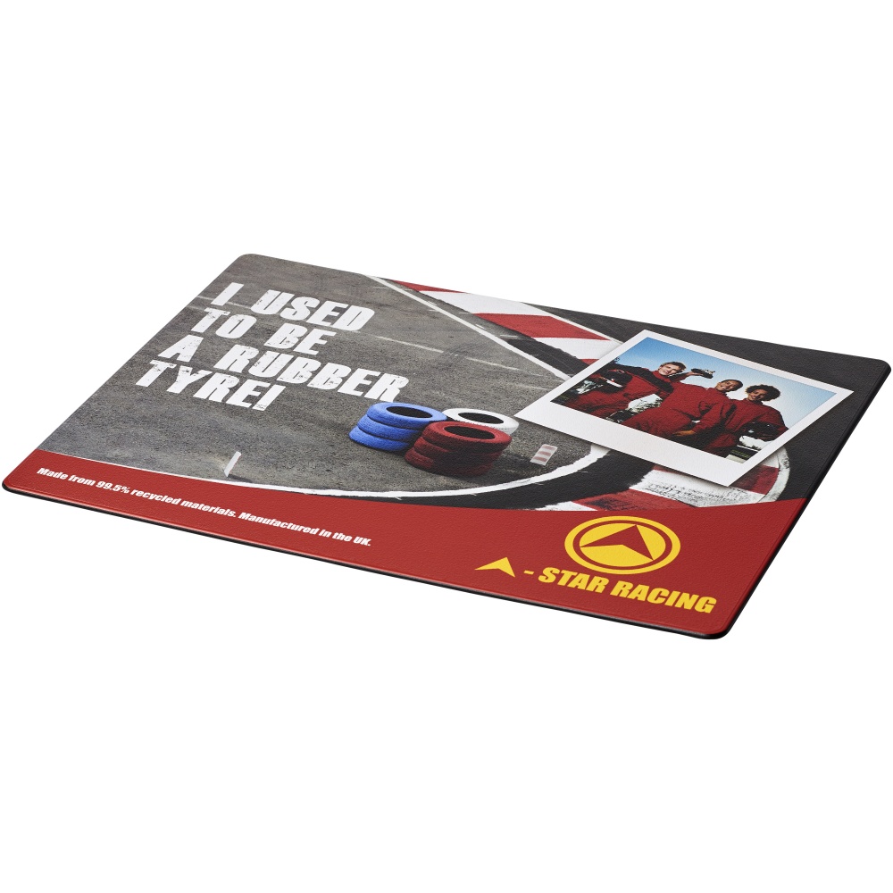 Logo trade corporate gifts picture of: Brite-Mat® mouse mat with tyre material