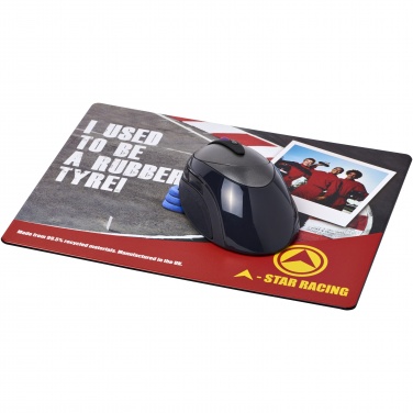 Logo trade promotional giveaway photo of: Brite-Mat® mouse mat with tyre material