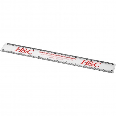 Logo trade promotional products picture of: Renzo 30 cm plastic ruler