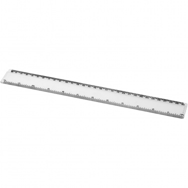 Logo trade business gift photo of: Renzo 30 cm plastic ruler