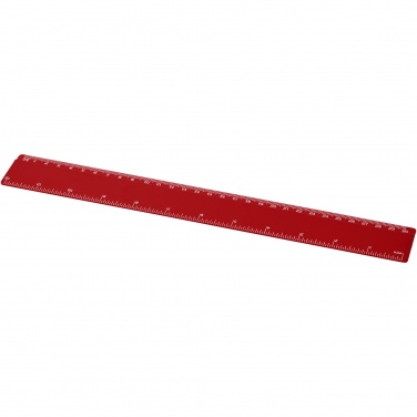 Logo trade business gift photo of: Renzo 30 cm plastic ruler